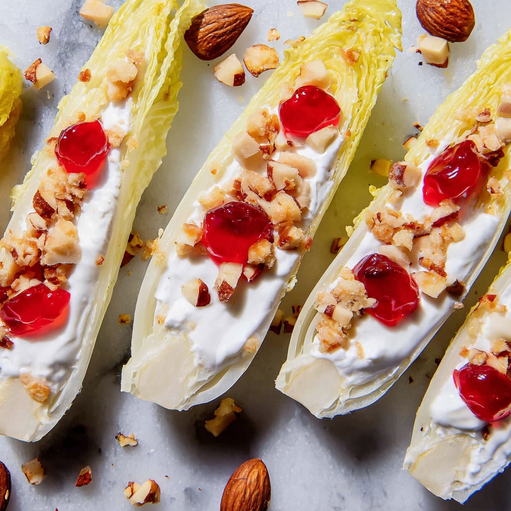 Smokey Almond Cream Cheese Endive Bites Recipe - Recipe Image