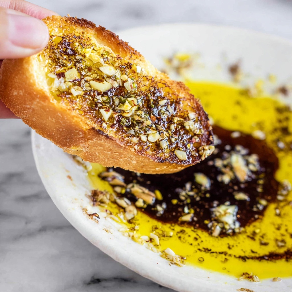 Restaurant-Style Olive Oil and Balsamic Bread Dip Recipe - Recipe Image