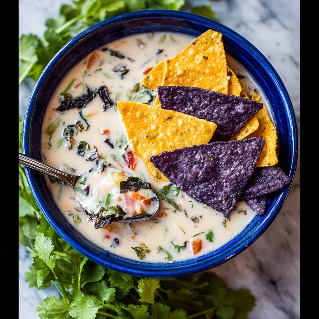 Easy Queso Dip Potato Soup Recipe - Recipe Image