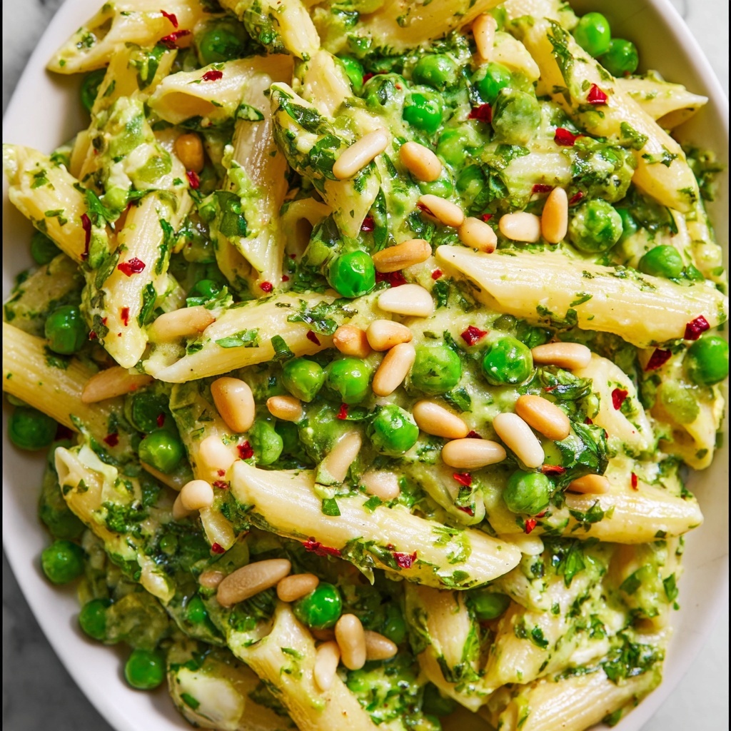 Lemon Ricotta Pasta with Fresh Peas Recipe - Recipe Image