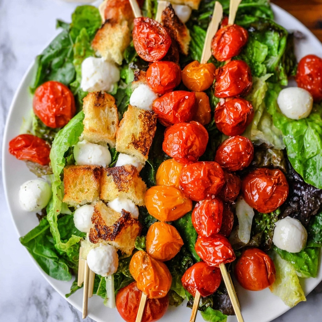 Grilled Tomato, Basil & Mozzarella Salad (Caprese Salad Recipe) Recipe - Recipe Image