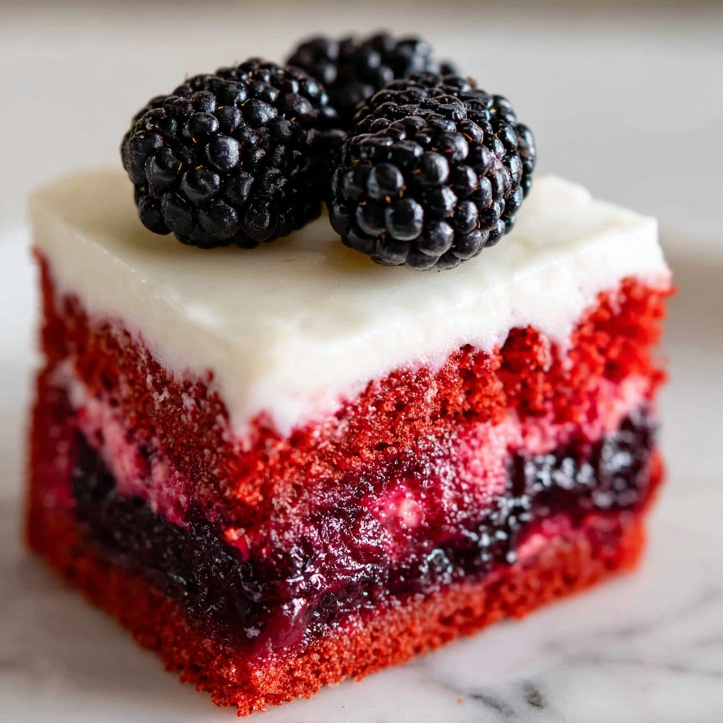 Blackberry Cake with Coconut Cream Cheese Frosting Recipe - Recipe Image