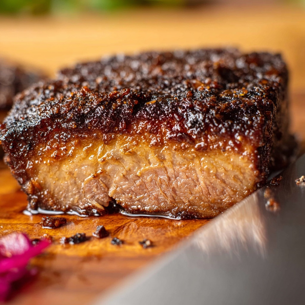 Easy Smoked Beef Brisket in the Oven Recipe - Recipe Image