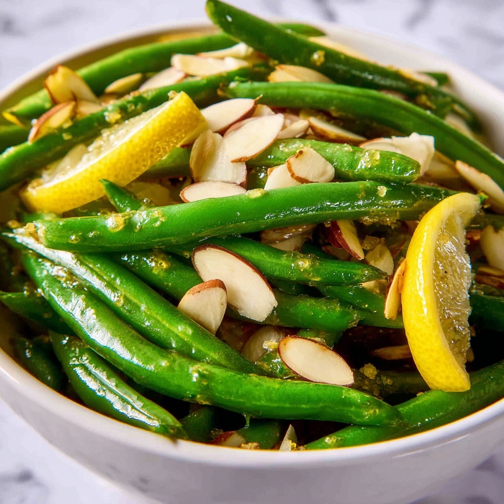 Lemon Dijon Green Beans Almondine Recipe - Recipe Image