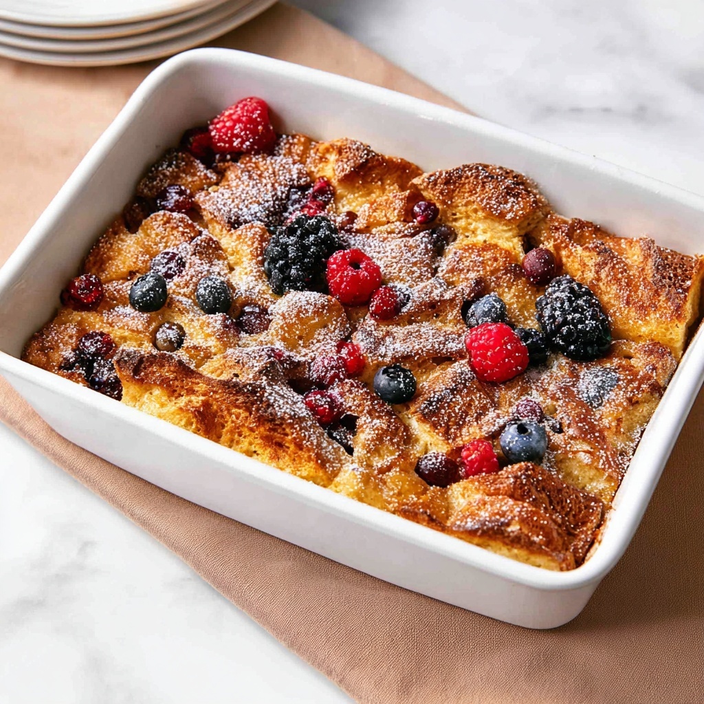 Comforting Brioche Bread Pudding with Vanilla and Cinnamon Recipe - Recipe Image