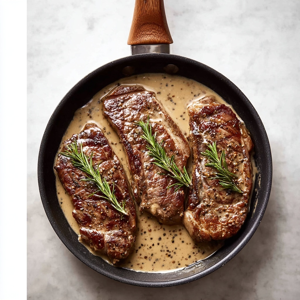 Rosemary Steak with Sherry Cream Sauce Recipe - Recipe Image