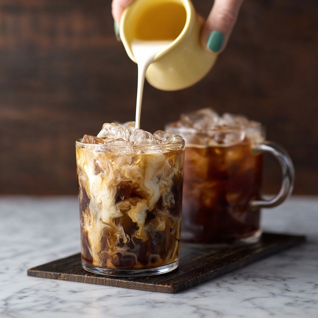 Thai Iced Coffee with Cardamom and Almond or Amaretto Recipe - Recipe Image