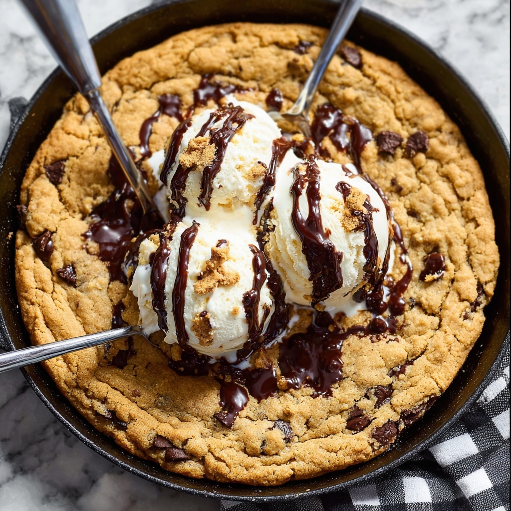 Skillet Chocolate Chip Cookies Recipe - Recipe Image
