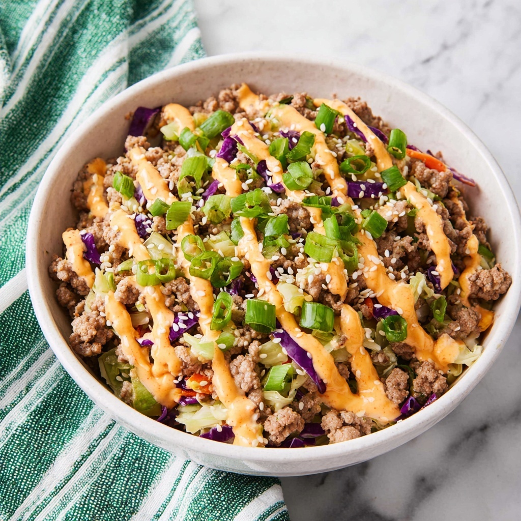 Keto Egg Roll in a Bowl Recipe - Recipe Image