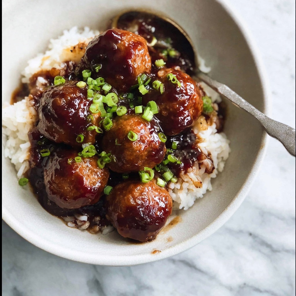 Teriyaki Chicken Meatballs Recipe - Recipe Image