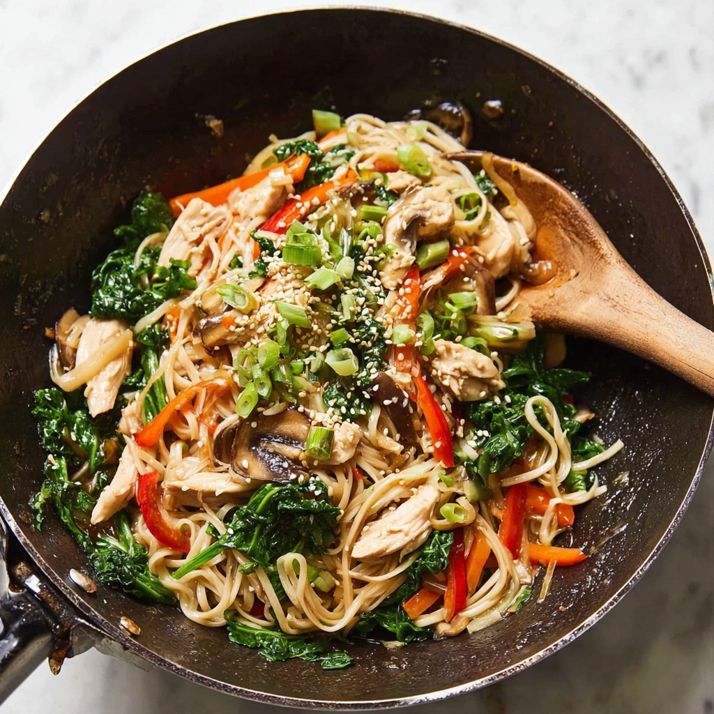 Chicken Stir Fry with Rice Noodles Recipe - Recipe Image