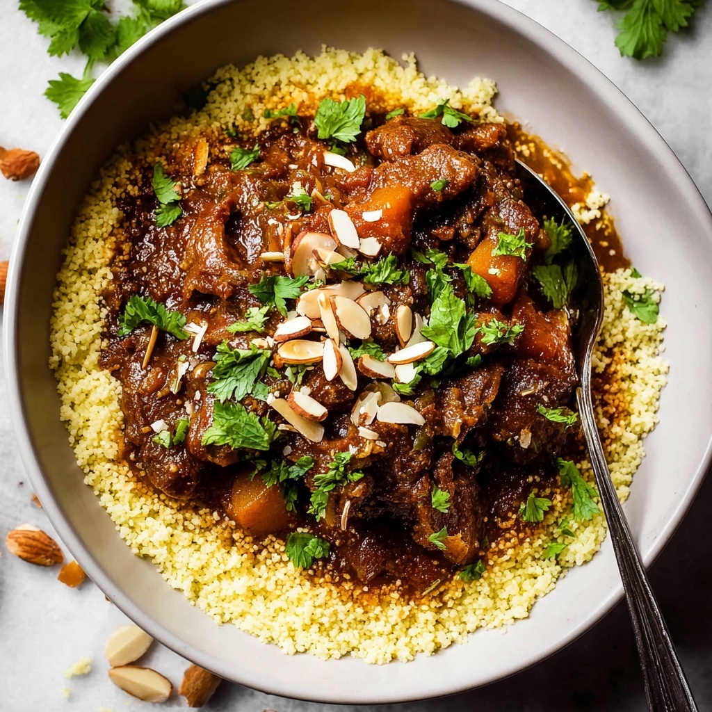 Hearty Lamb Tagine with Apricots and Spiced Couscous Recipe - Recipe Image