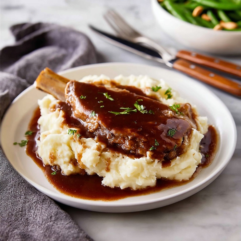 Port Braised Lamb Shanks Recipe - Recipe Image