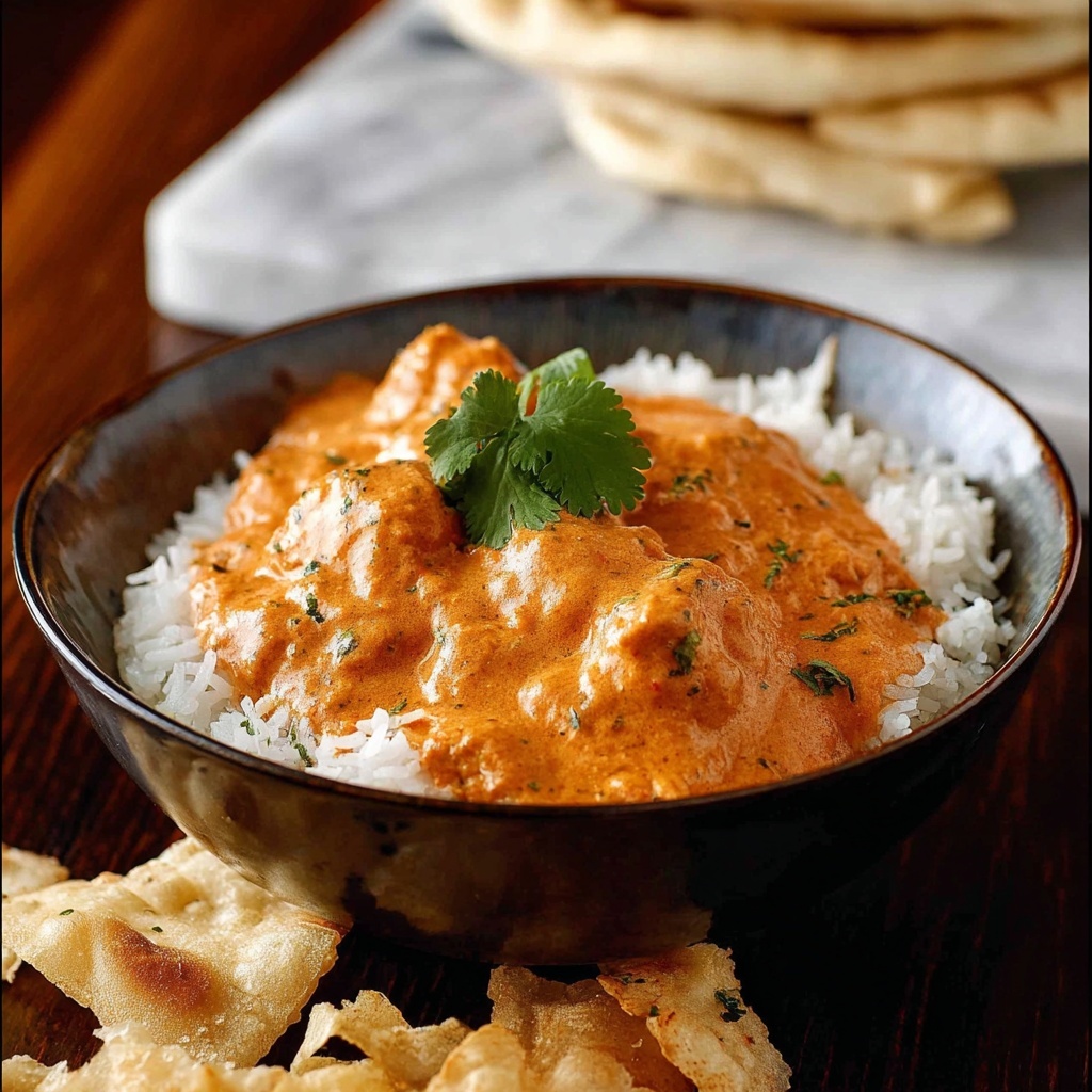 Creamy Homemade Butter Chicken Recipe - Recipe Image