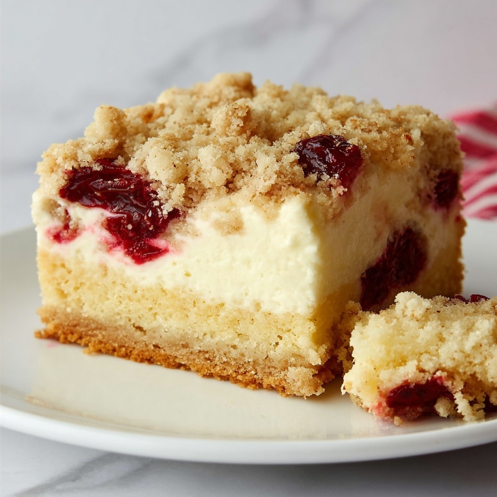 Raspberry Cream Cheese Coffee Cake Recipe - Recipe Image