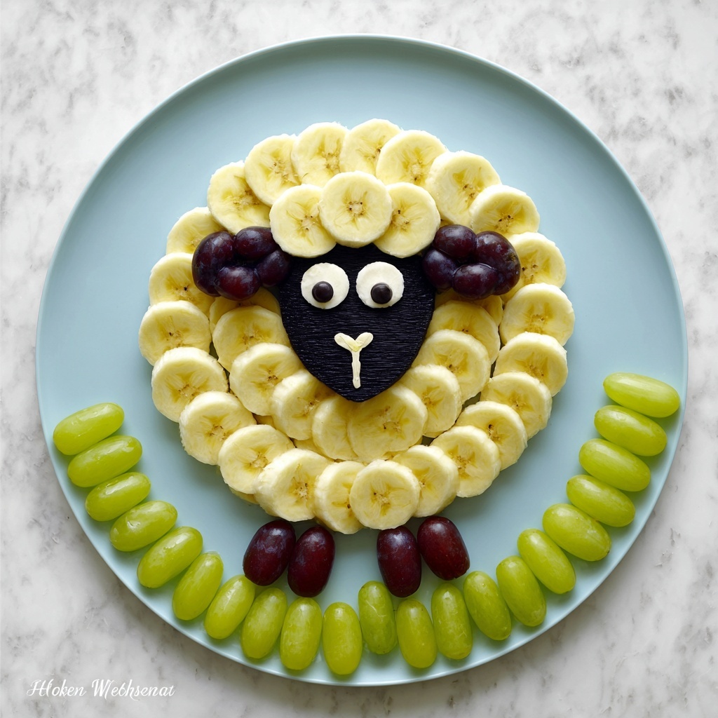 Sheep Fruit Snack Recipe - Recipe Image