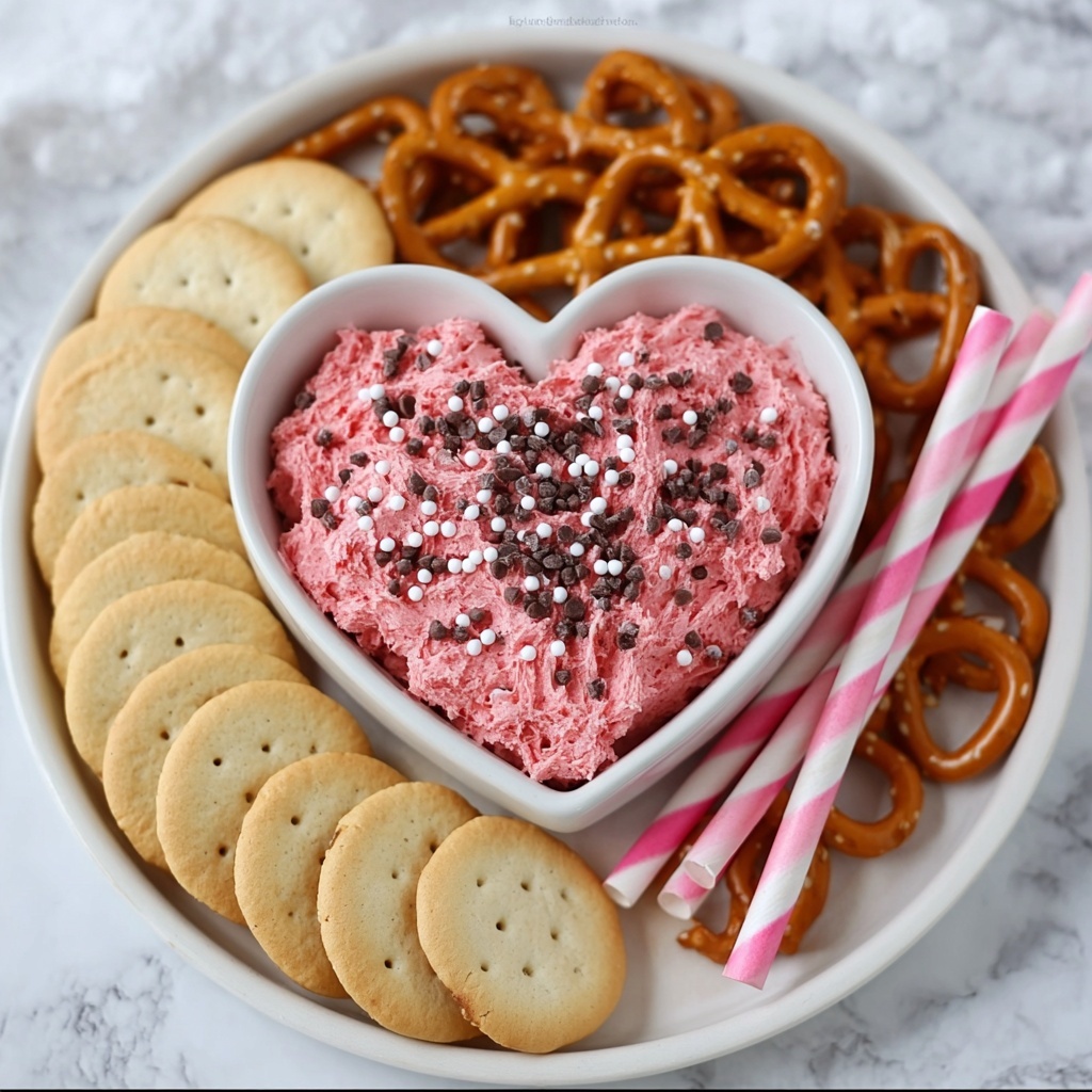 Valentine’s Day Cookie Dough Dip Recipe - Recipe Image