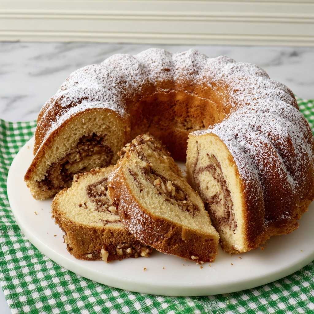 Bundt Coffee Cake with Cinnamon Swirl Recipe - Recipe Image