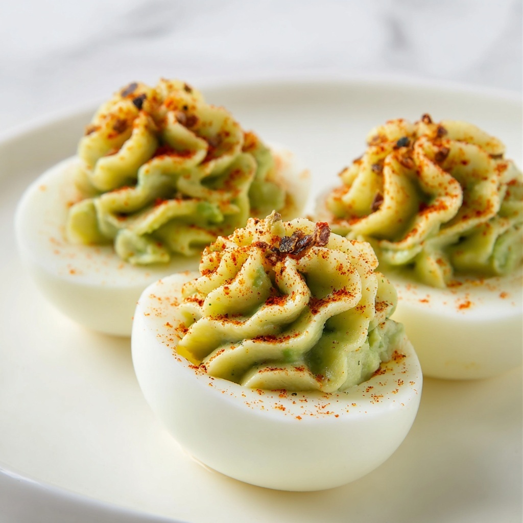 Avocado Deviled Eggs Recipe - Recipe Image