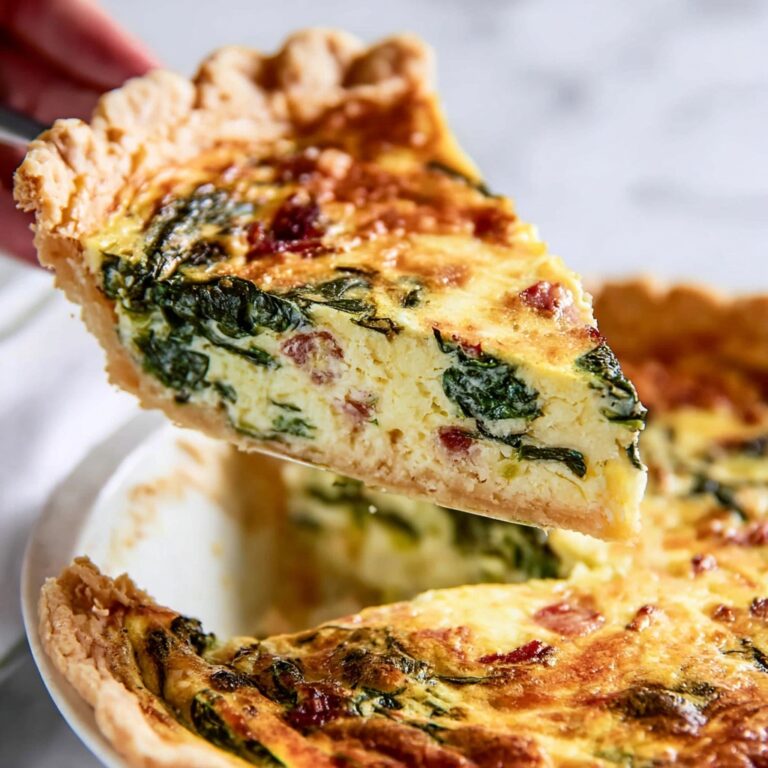 Spinach Bacon Quiche Recipe