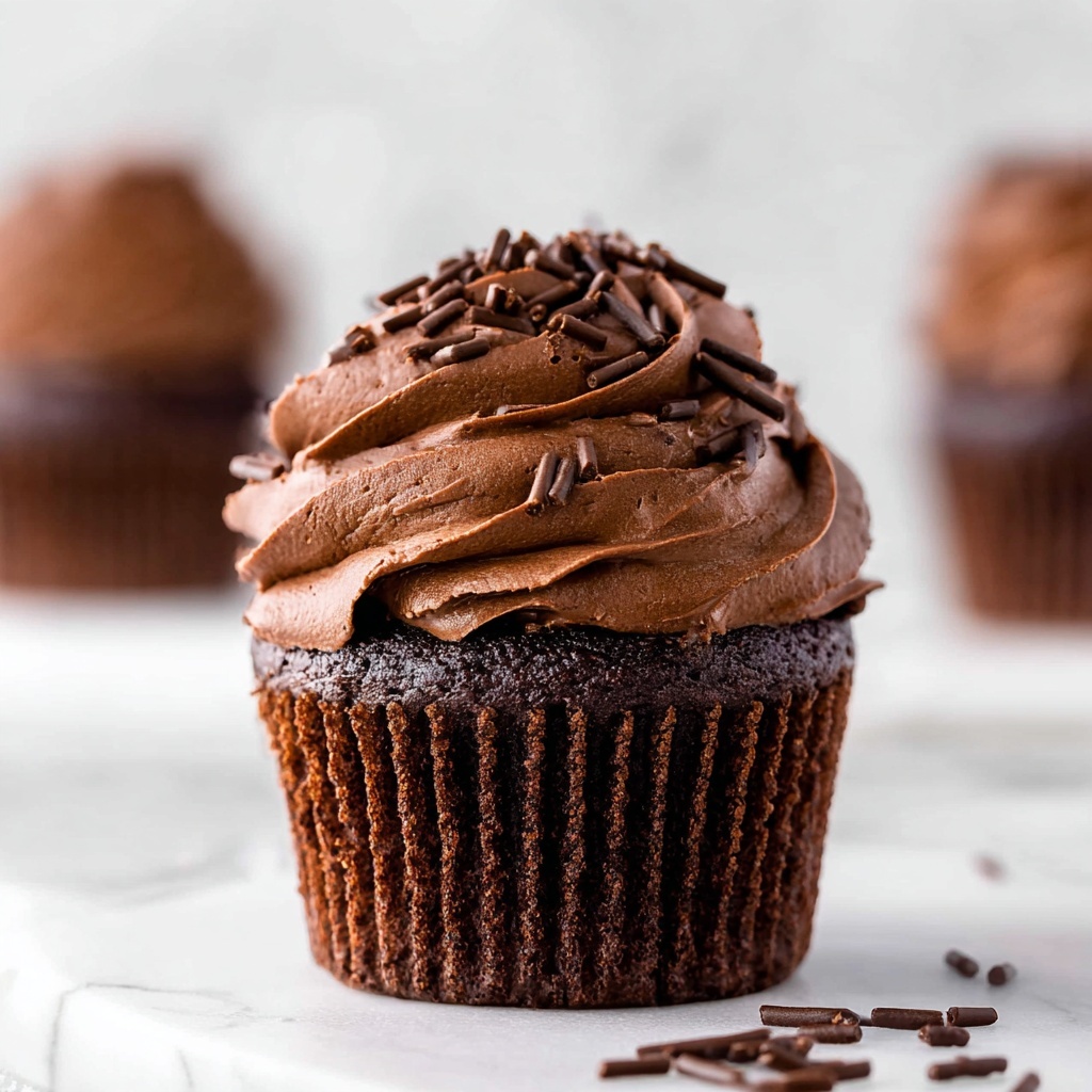 Easy Chocolate Cupcakes Recipe - Recipe Image