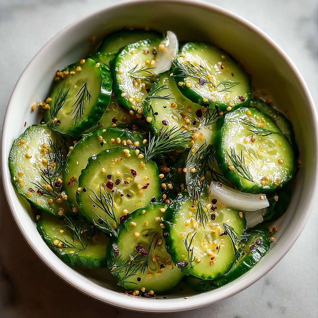 Crisp Homemade Refrigerator Pickles Recipe - Recipe Image