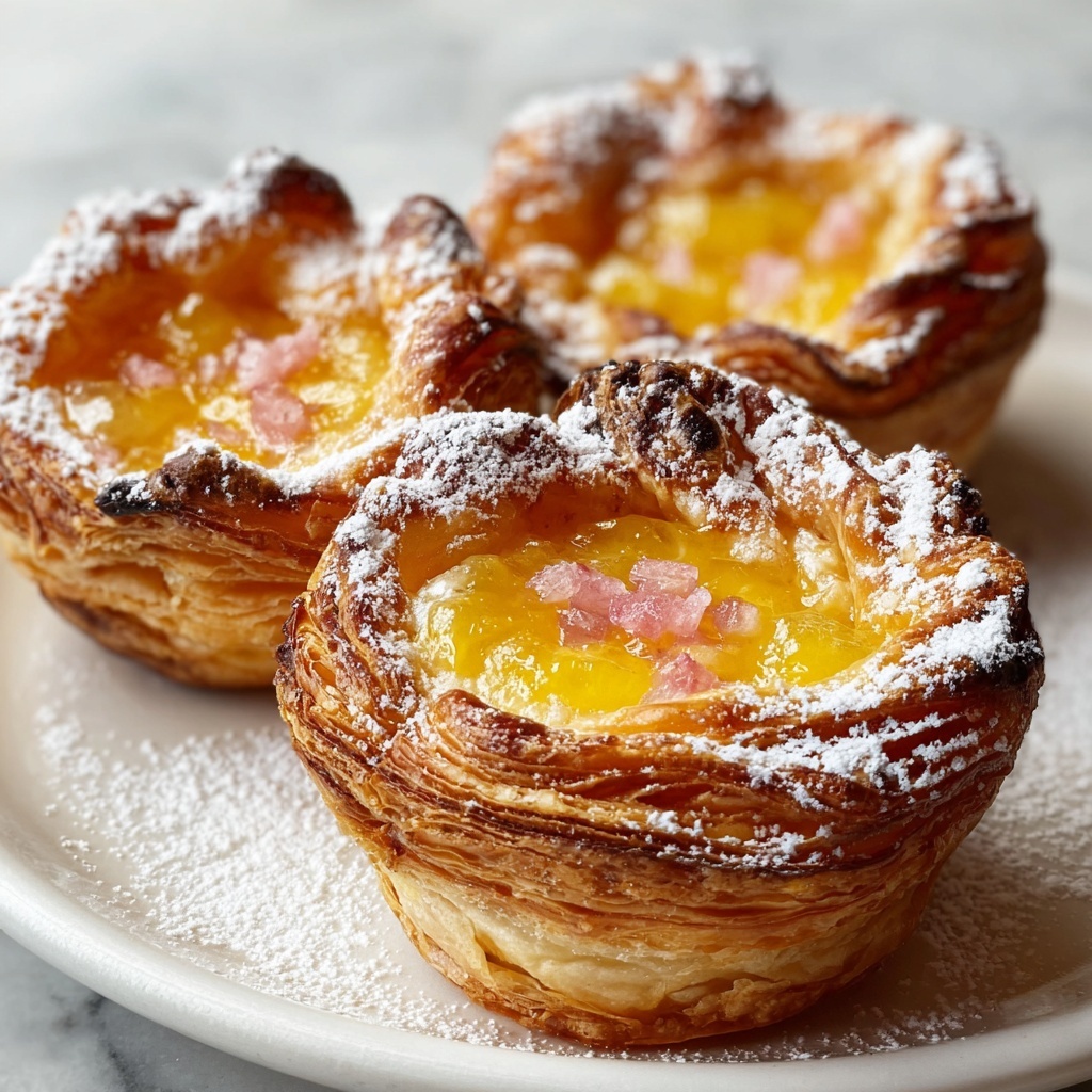 Peach Pie Cruffins Recipe - Recipe Image