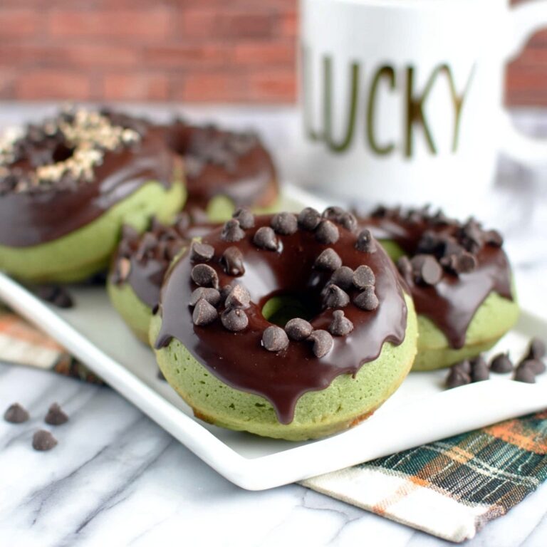 Mint Chocolate Chip Donuts Recipe
