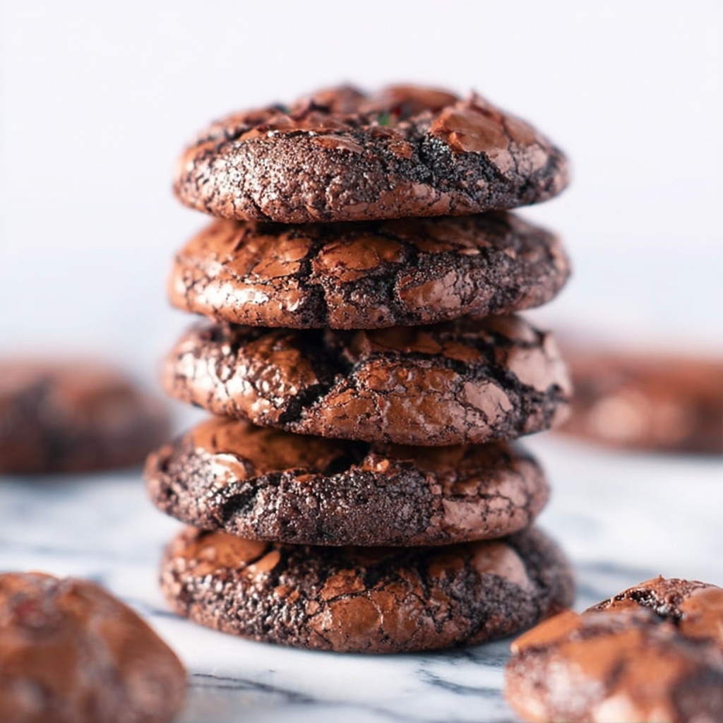 Flourless Chocolate Peanut Butter Cookies Recipe - Recipe Image