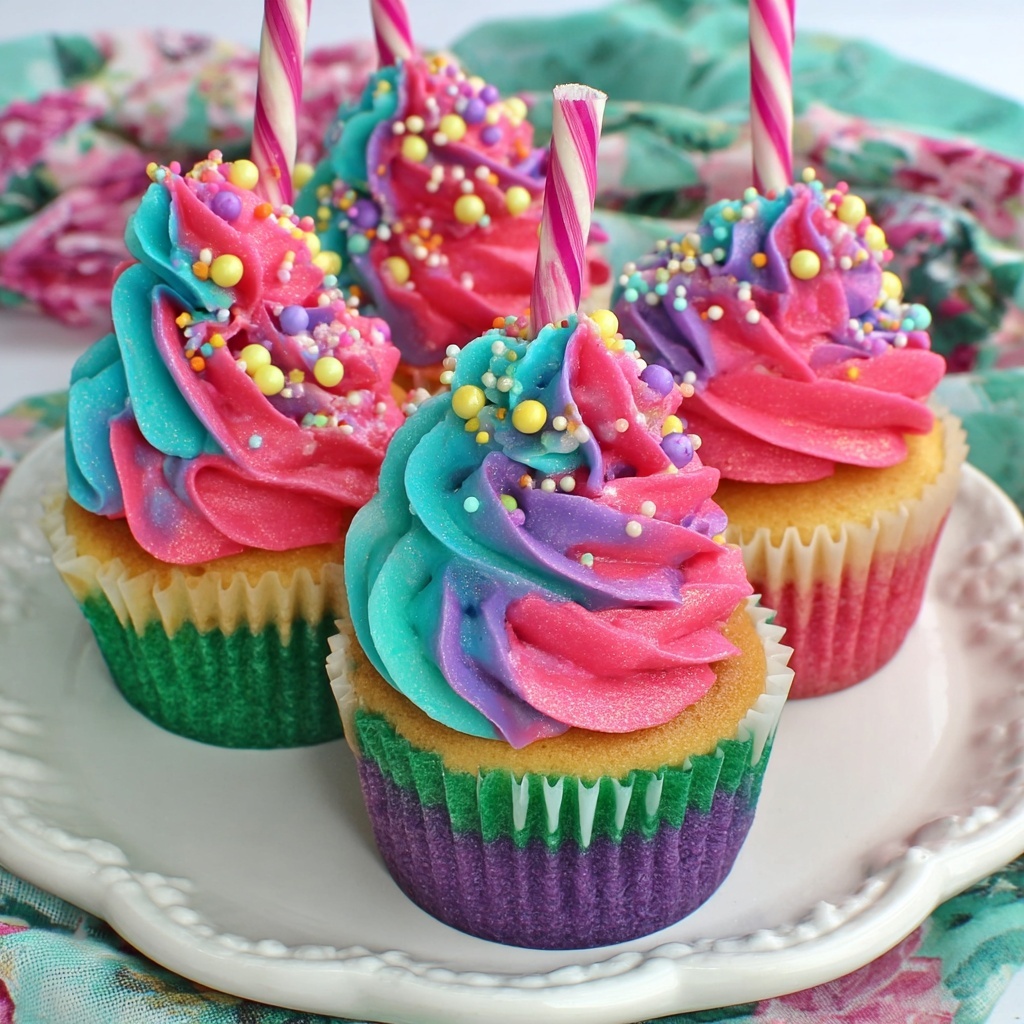 Unicorn Cupcakes Recipe - Recipe Image