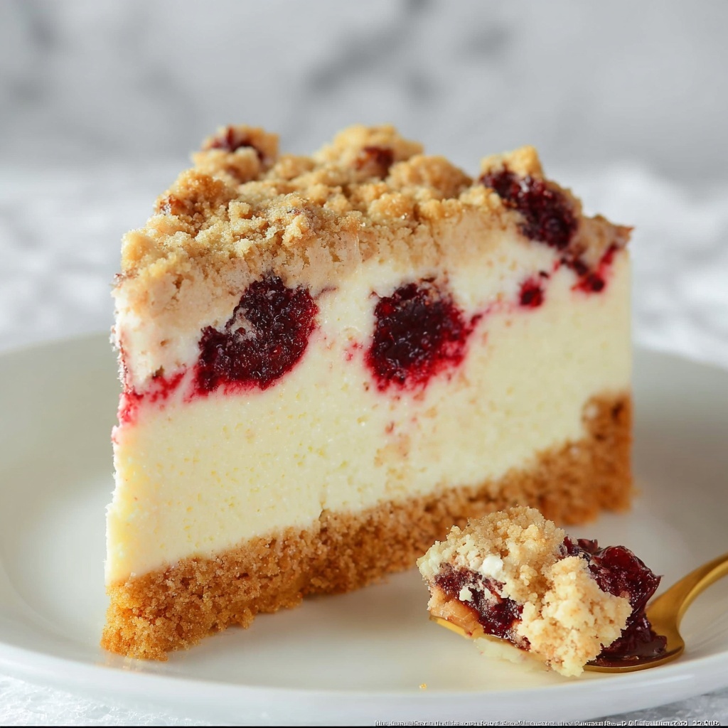 Raspberry Cream Cheese Coffee Cake Recipe - Recipe Image