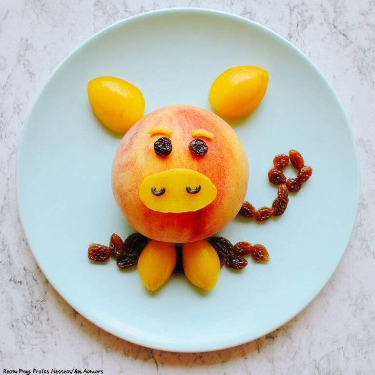 Peachy Pig Fruit Snack Recipe