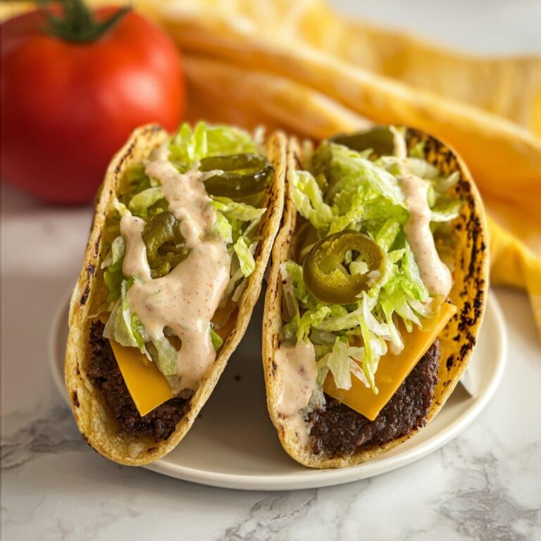 Big Mac Tacos (Smash Burger Tacos) Recipe