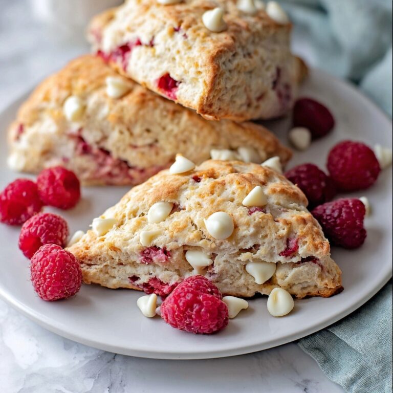 Raspberry White Chocolate Scones Recipe