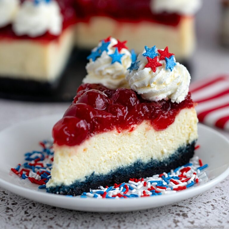 Red White and Blue Cheesecake Recipe