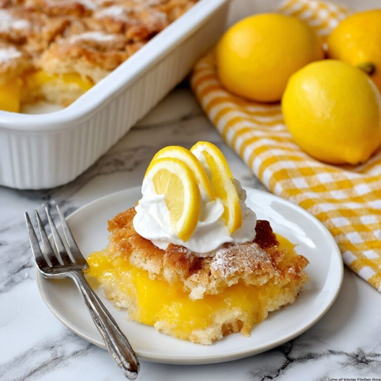 Magic Lemon Cobbler Recipe