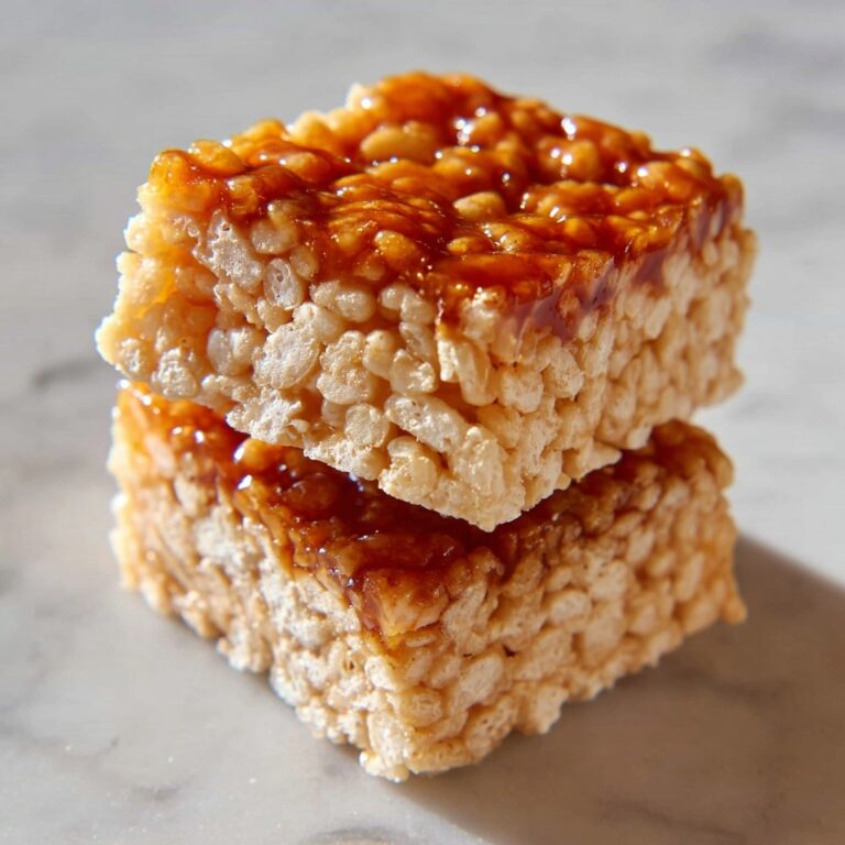 Salted Caramel Rice Krispies Treats Recipe