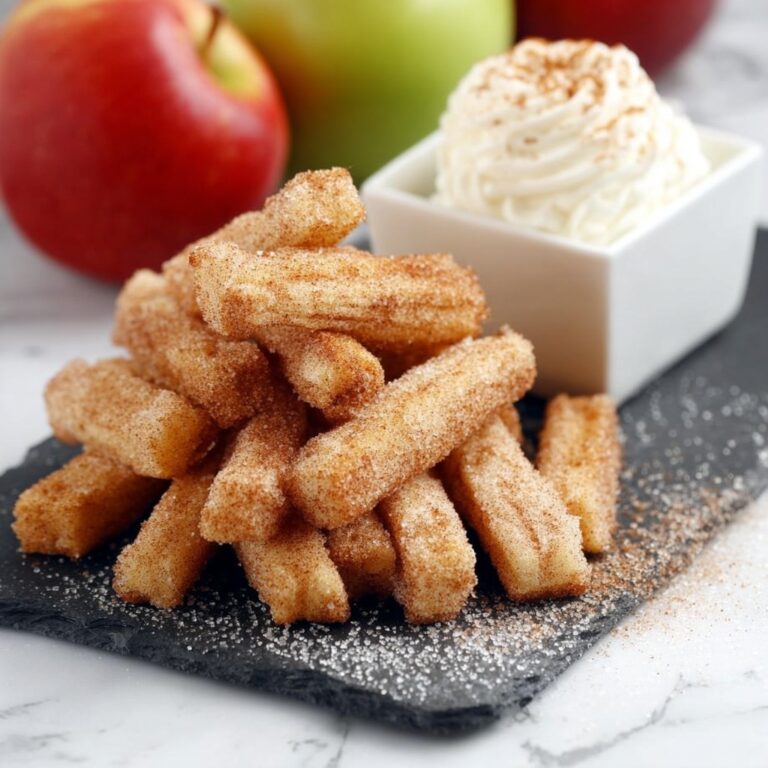 Apple Fries with Cinnamon Sugar and Caramel Sauce Recipe