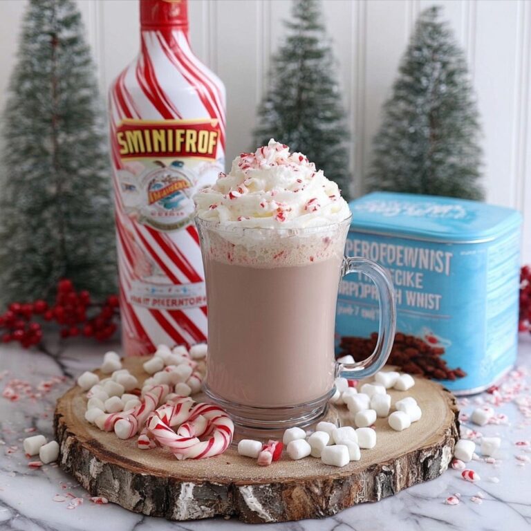 Boozy Frozen Peppermint Hot Chocolate Recipe