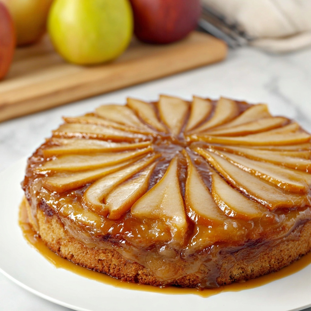 Apple Cinnamon Roll Upside Down Cake Recipe - Recipe Image