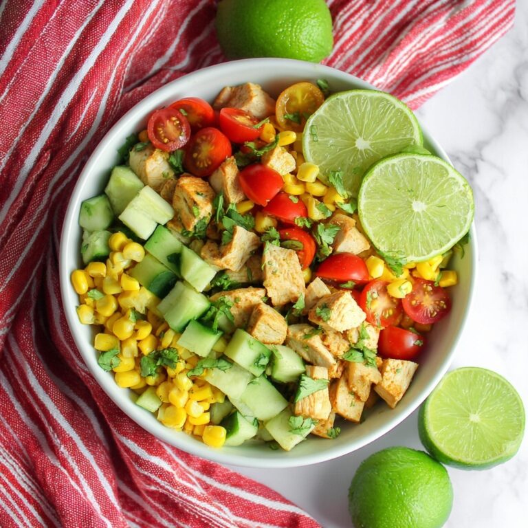 Chicken Avocado Corn Salad with Cilantro Lime Dressing Recipe