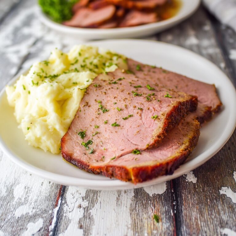 Easy Oven-Roasted Eye of Round Roast with Seasoned Butter Recipe