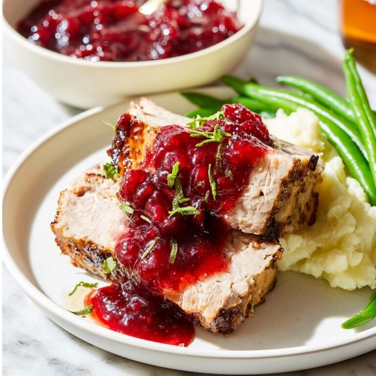 Cranberry Pork Loin Slow Cooker Recipe