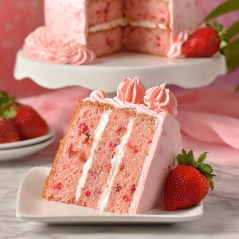Homemade Strawberry Cake Recipe