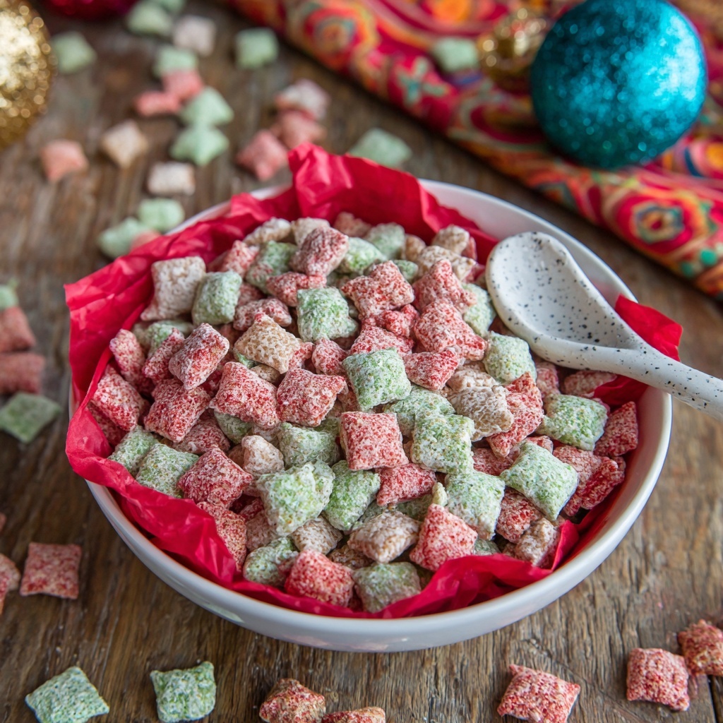 Christmas Puppy Chow Recipe - Recipe Image