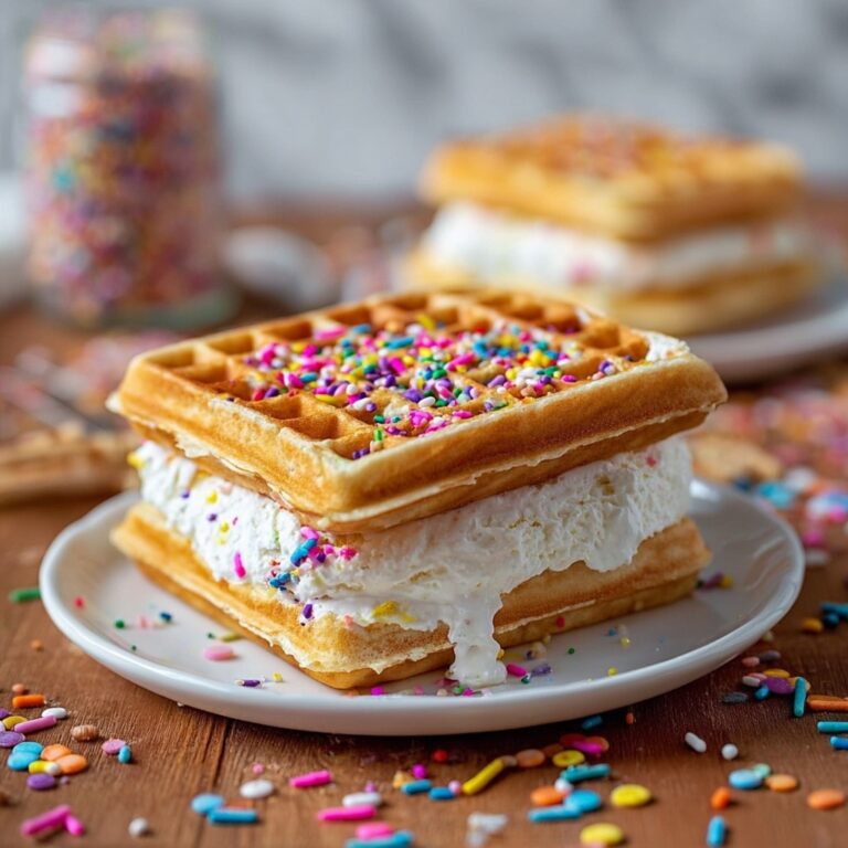 Waffle Ice Cream Sundae Recipe