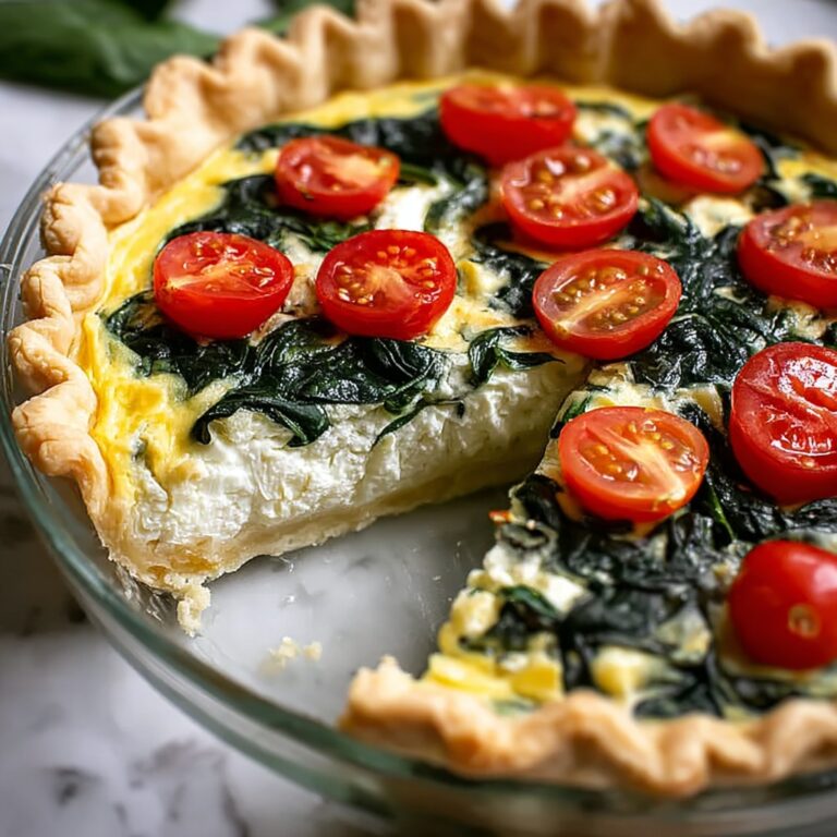 Creamy Spinach Ricotta Quiche That’ll Brighten Your Day Recipe