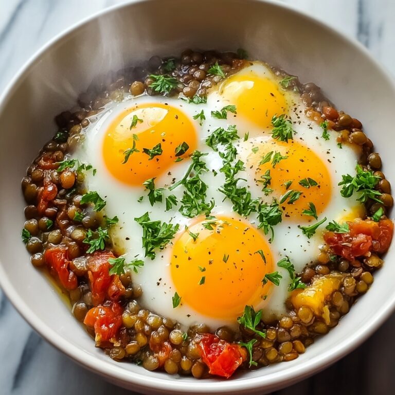 Irresistibly Hearty Savory Lentil Breakfast Bowl Delight Recipe