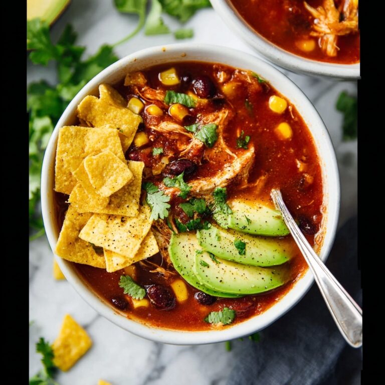 Crockpot Chicken Taco Soup Recipe