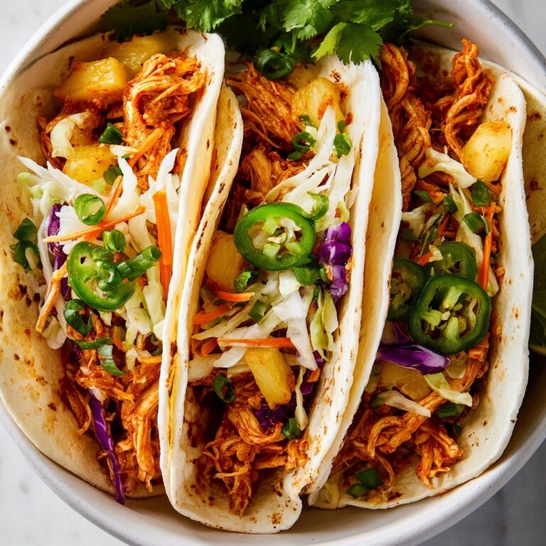 Hawaiian BBQ Chicken Tacos Recipe